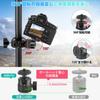 JEBUTU Super Clamp Head Rotatable Bike Camera Mount Ball Head Screw Camera Holder for Gopro Free Head Action Camera Mount Included Load Capacity Up To