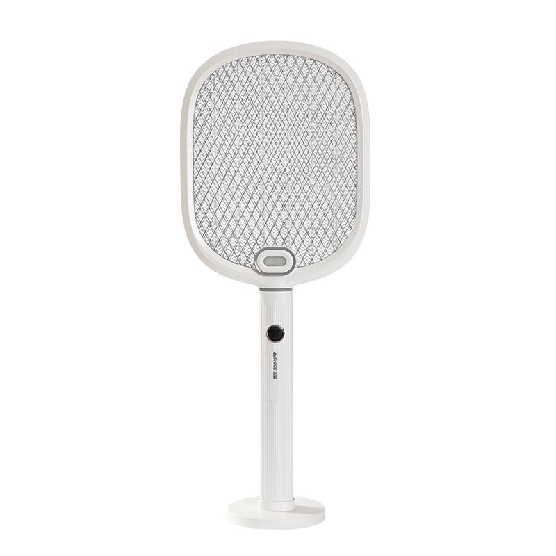 Zhigao 2-in-1 Electric Mosquito & Fly Swatter with Purple Light and Power Display
