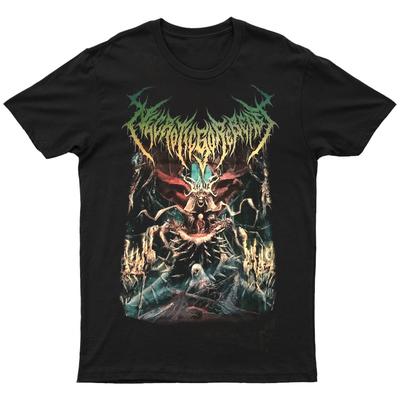 2025 Новый NECROTICGOREBEAST - БЕСПОЩАДНЫЙ Печатный Унисекс Уличная Мода Тренд Короткий Рукав Чистый Хлопок Круглый Вырез