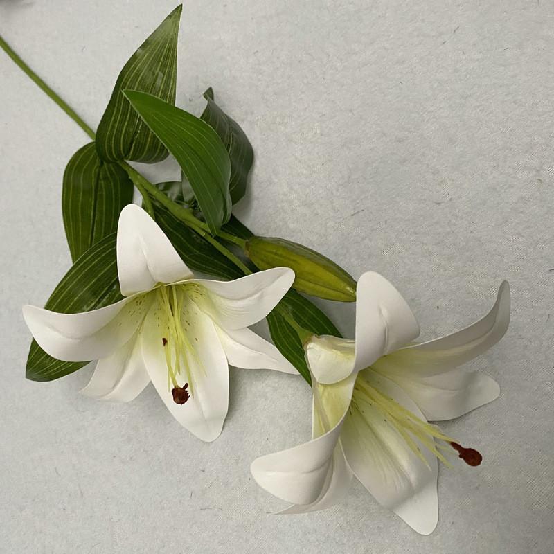 Реалистичные 3D Тканевые Лилии Искусственные Цветы Для Домашнего Декора Свадебное Центральное Украшение Цветочная Композиция