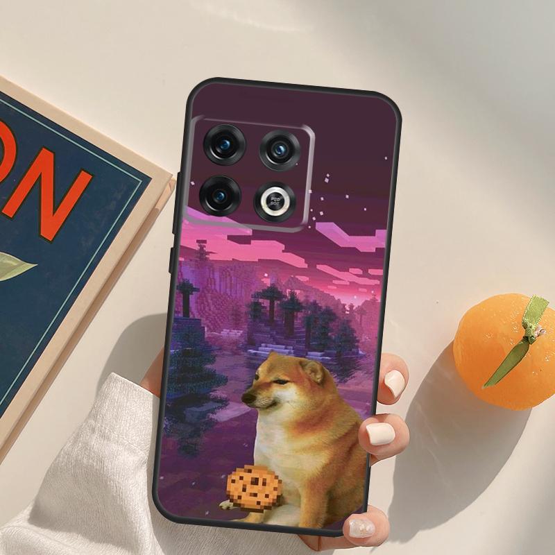 Doge Case For OnePlus 12R 13R 13T 10R 15 13 12 11 10T 8T Nord CE 4 3 2 Lite N20 N30 Nord 5 Cover