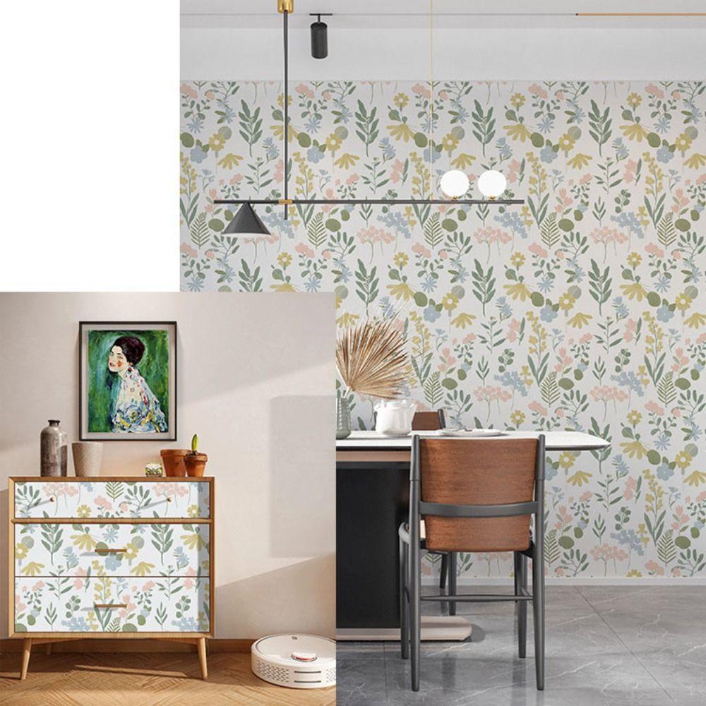 Самоклеящиеся обои с защитой от обрастания Легко моющиеся Наклейки на стены Коммерческие помещения