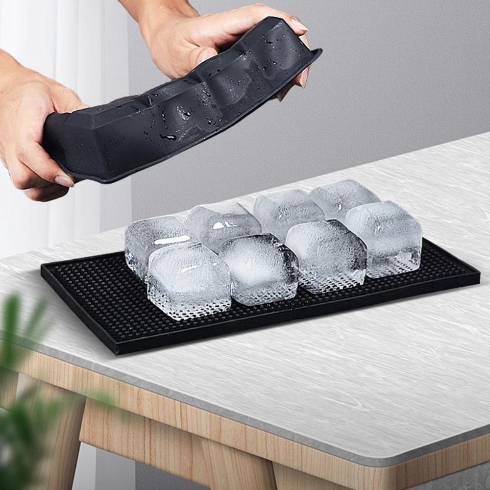 4/6/8/15 Ячеек Большая Форма для Льда Гигантская Супер Большая Пищевой Силикон Форма для Кубиков Льда Квадратная Форма DIY Льдогенератор Форма для Кубиков