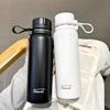 Rust-Resistant, High-Quality Stainless Steel: MYEEDA 1-Liter Stainless Steel Thermos Water Bottle, 1000ml, Easy to Clean, Stylish, Lightweight, Large