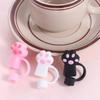 Dust-Proof Straw Topper Spill-Proof Straw Tip Cup Accessories Cat Paw Straw Cover  Party