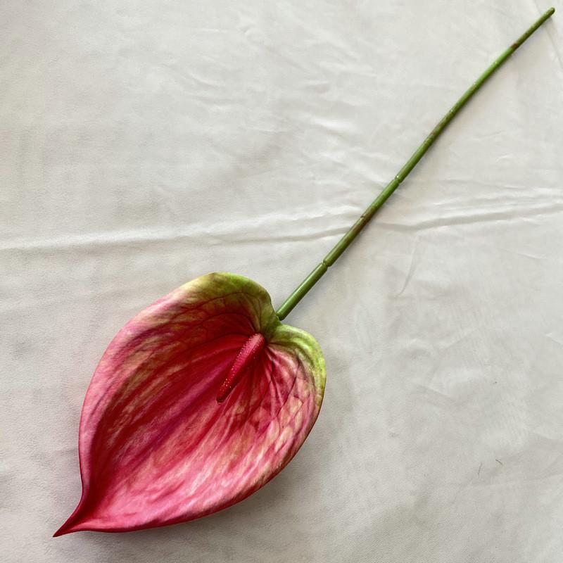 Faux Anthurium Plant Realistic Touch Indoor Outdoor Wedding Styling
