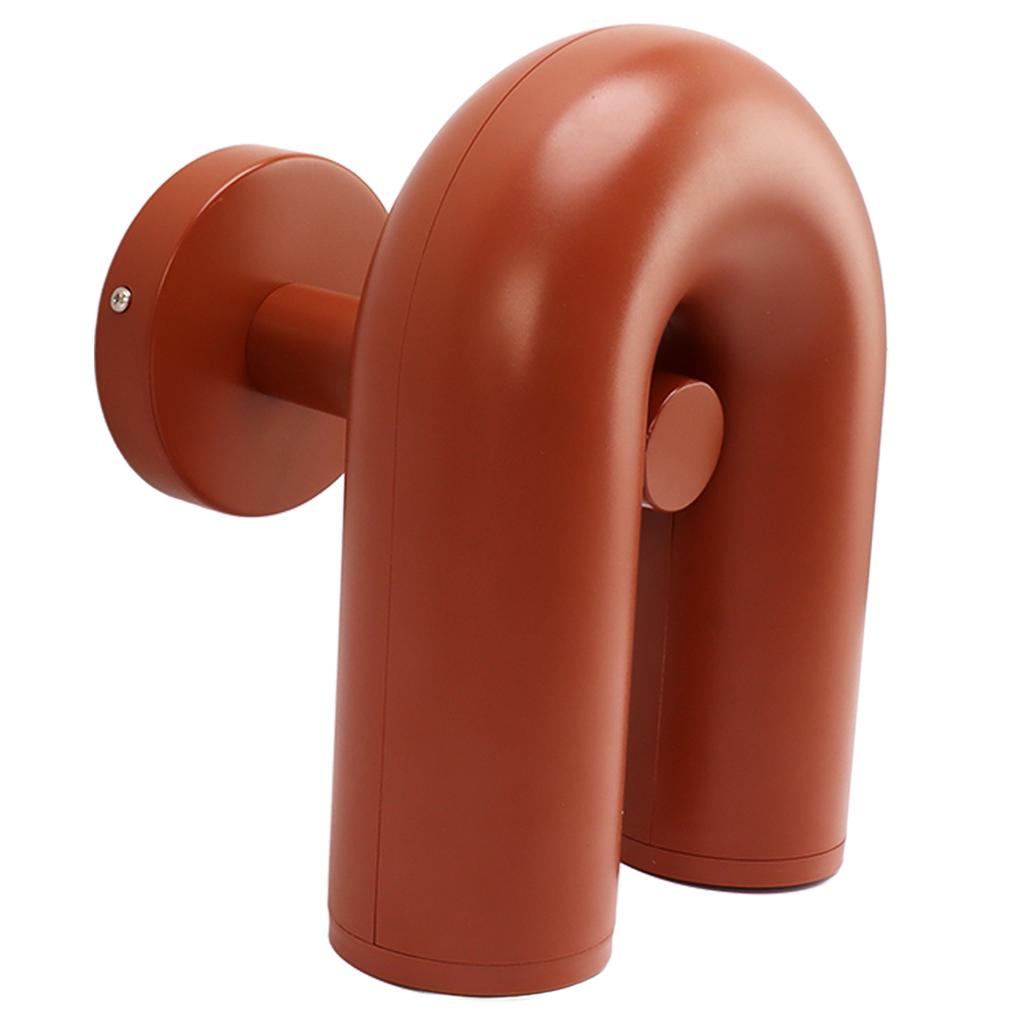 U Shape Wall Lamp Iron ABS Nordic Modern Warm Light Decorative Wall Mounted U Shape Lantern for