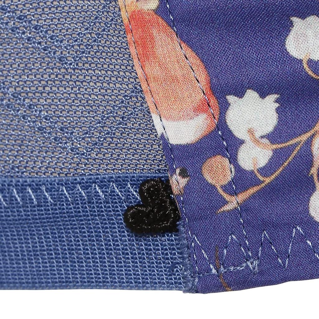 Amostyle Sustainability Project Made with Liberty M008 D70 Push-Up Bra, Fabrics, Women's, (Blue),