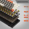 K780 Crackle Design RGB Hot-Swappable Gaming Mechanical Keyboard