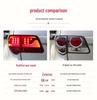 LED Taillight Assembly for 2011-2015 Toyota Fortuner - Modified Light Guide with Daytime Running Light