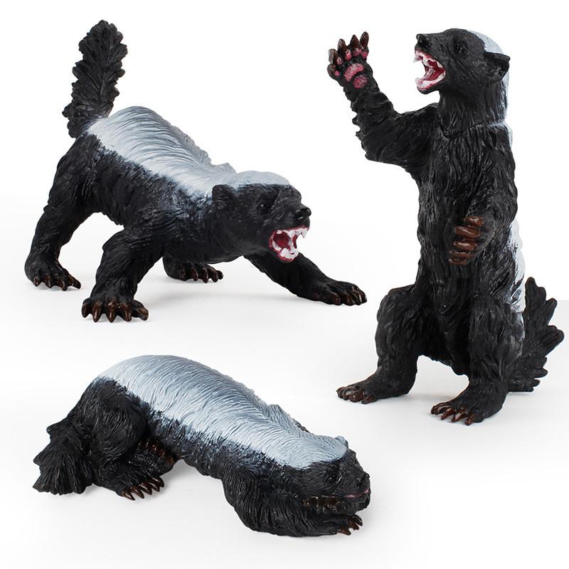 Captivating Pvc Honey Badger Figurine Perfect For Childrens Learning Toys And Room Decor