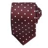 Brand Necktie Made In Japan Silk Dot Pattern Pin Dot Polka Dot [Michiko London] 100% (BWine)