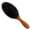 NBAA Blow Cushion Brush Деревянная черная щетка для волос 1 шт NBAA. (большой) NB-BC5 (х 1)