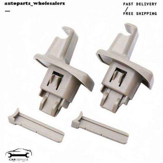 Pair Sun Visor Clip Holder Clips 25840046 For Chevrolet Express GMC Savana