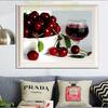 Kitchen Decoration Diamond Embroidery Fruit Red Wine Home Gift DIY Decoratif Craft Diamond Painting