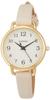Analogue NF Carla Leather White [Fieldwork] Watch, Nickel-Free, Strap, YM029-1, Women's,