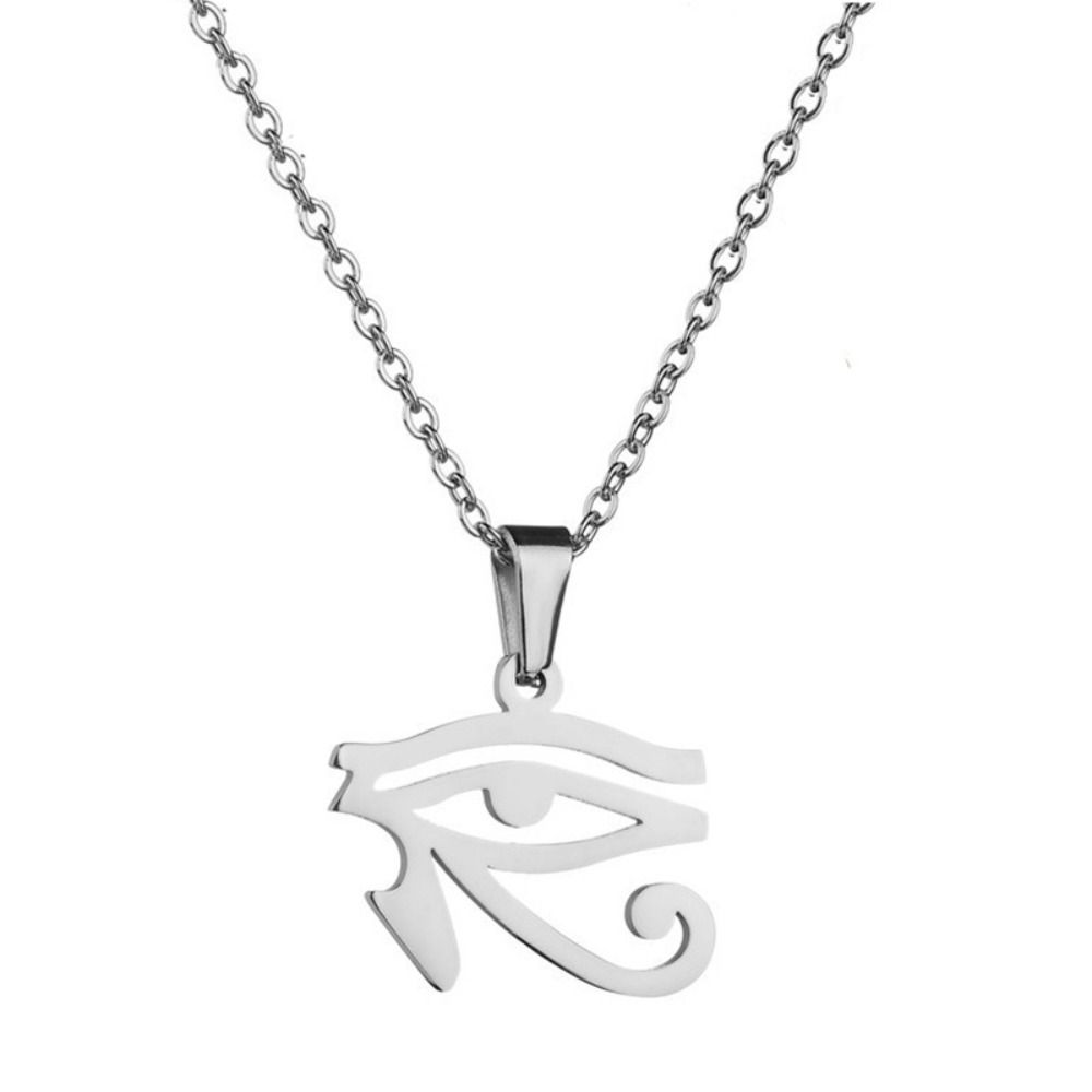 Sacred Wedjat Eye Necklace Patron Saint Women Pendant Necklace The Eye of Horus Necklace  Party