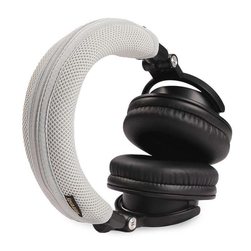 Headphone Head Beam Cover For Audio-Technica ATH-M50X Earphone Zipper knitted fabric headband protective cover Advanced feeling