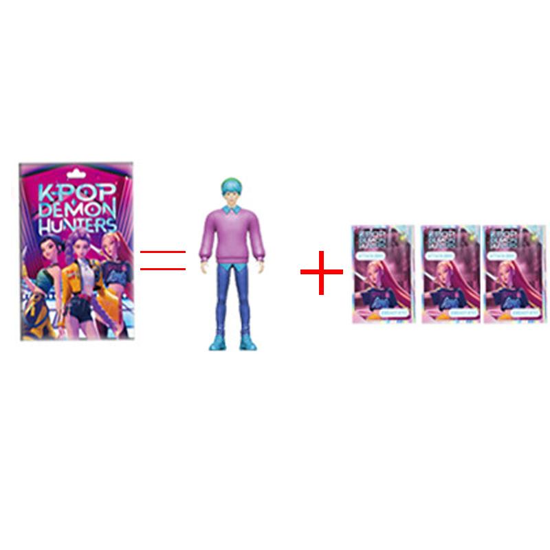 2026 New Kpop Demon Hunters Figure Cartoon Hunters Tiger Rumi/Mira/Zoey Action Figure Desktop Decoration Model Doll Toy Gift
