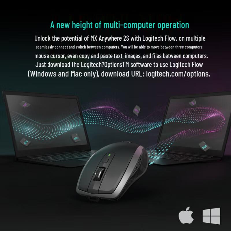 Logitech MX Anywhere 2S Wireless Bluetooth Mouse