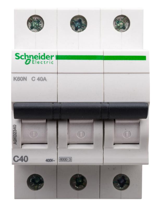 Circuit Breaker 3P C 40A 6Ka Ac K60N Acti9 A9K02340
