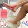 2Pcs Foot Cleaning Brush Set for Toe Seam Massage And Dead Skin Removal Long Handle Silicone Foot Brush And Toe Cleaning Brush Foot Scrubber