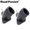 Motorcycle Carburetor Pad Intake Outlet Manifold Interface For YAMAHA XV400 XVS400 XVS650 XVS400C Drag Star V-Star Classic