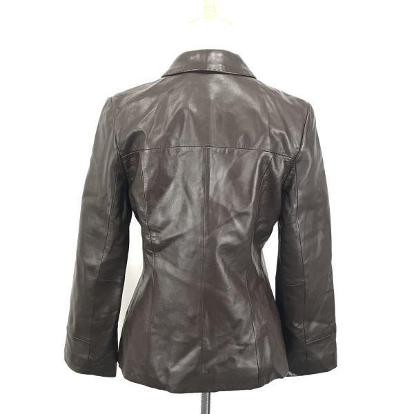 STYLE ME Genuine Sheep Leather Jacket/Women’s Size M/9/Brown/Blouson/Outerwear Tokyo Style(USED)
