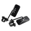 Black Retro Retangular Mirrors with Clamp For Cafe Racer Bobber Chopper Tracker