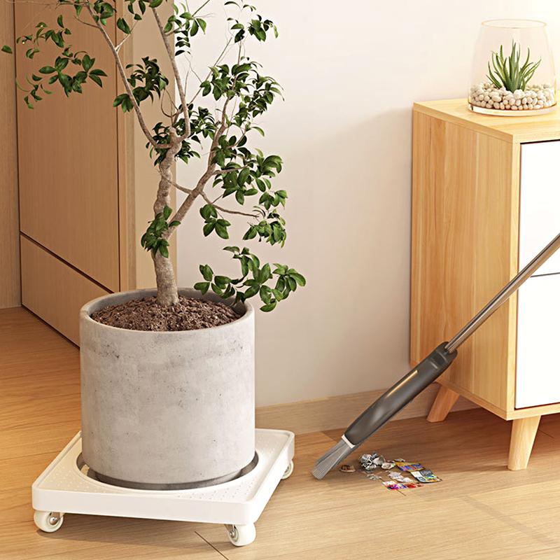 1шт поддон для цветочного горшка утолщенный квадратный усиленный держатель для цветочного горшка дышащее основание поддон для цветка универсальный колесный пластик