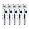 Шариковая ручка Pentel с гелевыми чернилами Energel Infree 0,5 мм, прозрачный стержень XBLN75TL-CA, сине-черный, 5 шт.
