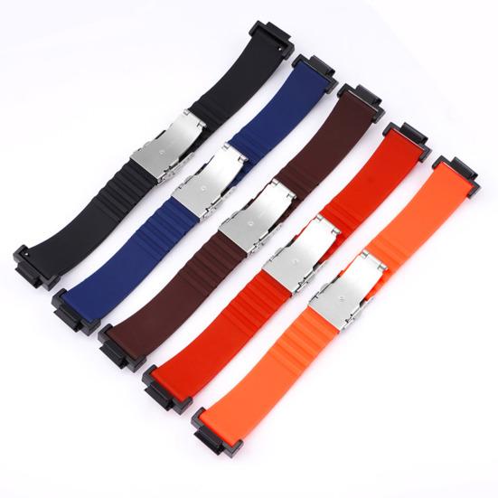 Watch Band Soft Waterproof Accessories 22mm Silicone Wrist Strap Bracelet Compatible for Casio GA-110/DW-5600/GA2100