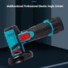 Household Rechargeable Cutting Machine Polishing Power Tool Blue Mini Handheld Polishing Machine Portable Electric Angle Grinder