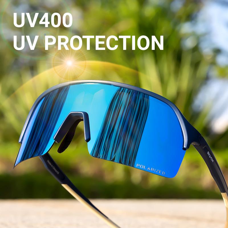 SCVCN UV400 Поляризационные Рыболовные Очки Велосипедные Солнцезащитные Очки для Горного Велосипеда Дорожного Велосипеда Гольфа Наружных Видов Спорта