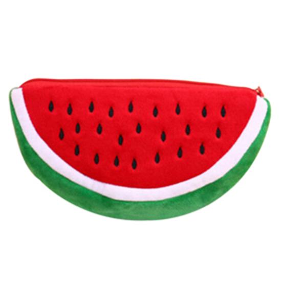 Cute Watermelon Frog Panda Rabbit Soft Pencil Pen Case Makeup Pouch Phone Bag