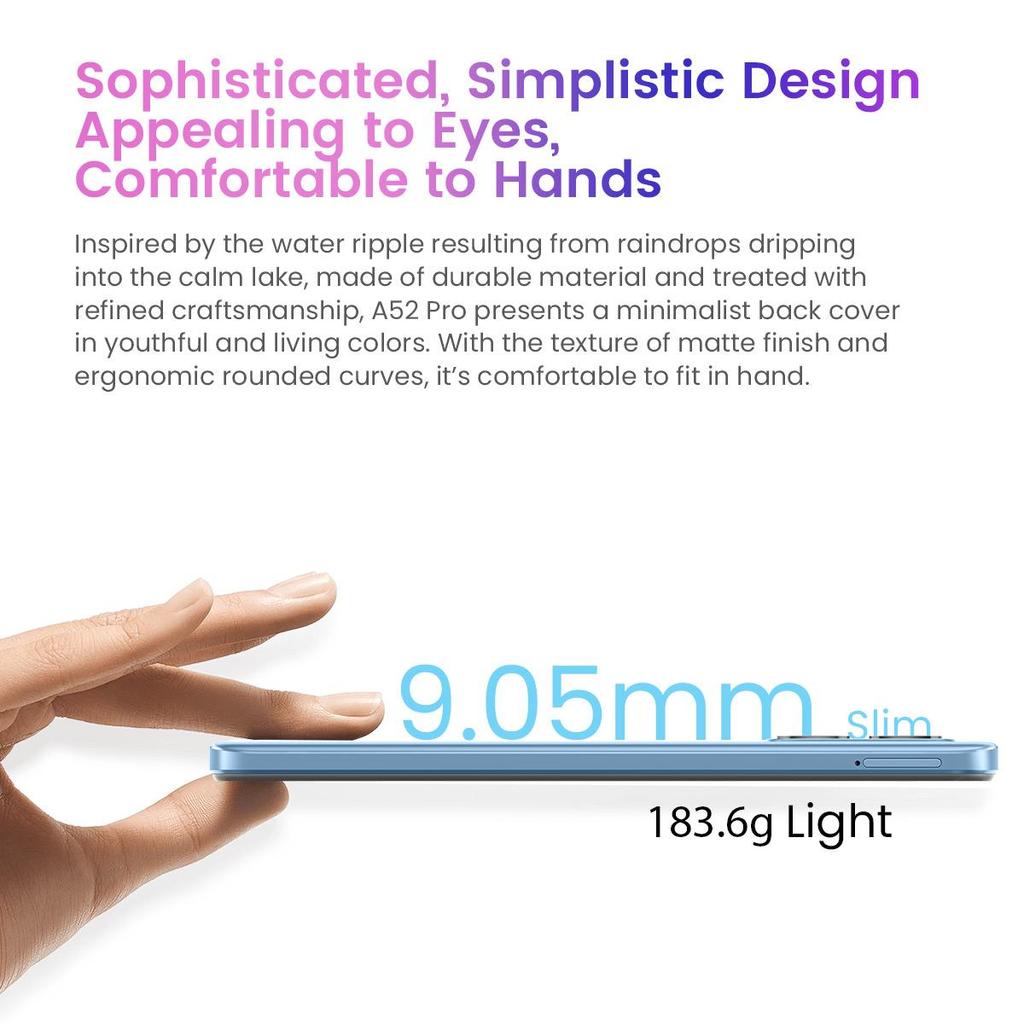 Blackview A52 Pro New Smartphone 4GB 128GB 6.5 Inch Android 13 Cellphone 5180mAh Dual 4G 13MP Rear Cameras Mobile Phone