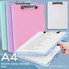 Portable Student Organizer: Multi-Color Storage Pad & Writing Board with Test Paper Holder