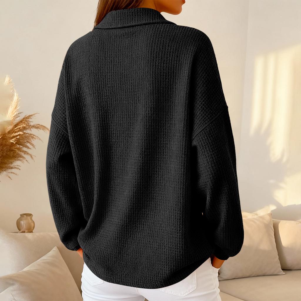Women's Fashionable Long Sleeve Elegant Commuting And Casual Top