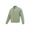Solid Color Logo Sport Casual Stand Collar Jacket Men Jacket Green DX0540-386