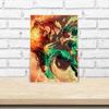 My Hero Academia Poster Retro Kraft Paper Anime Posters and Prints Art Painting Study Home Room Bar Decor Wall Sticker