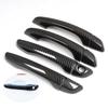 For Hyundai Accent 2017 2018 Chrome Carbon Fiber Car Door Handle Cover Trim Sticker Styling Accessories