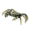 Funny Pure Brass Crab Figurines Animal Statue Miniatures Copper Ornament Home Office Desk Decoration Crafts Home Decor Nordic