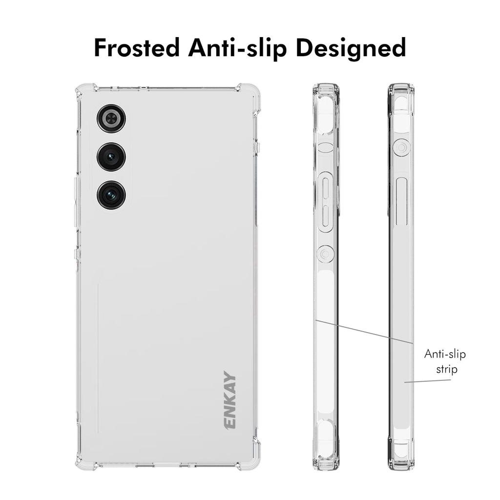 For ZTE nubia RedMagic 10 Air 5G Clear Phone Case ENKAY HAT PRINCE Shockproof Anti-slip TPU Cover