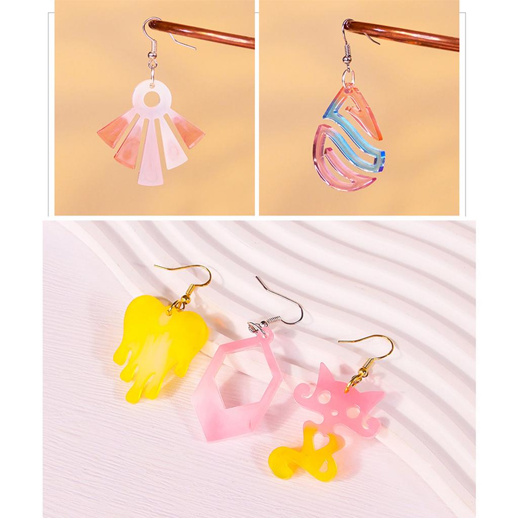 Серьги смоляная форма винтажная подвеска силиконовая форма эпоксидная смола ювелирные изделия формы капля животное амулет DIY форма ювелирные изделия