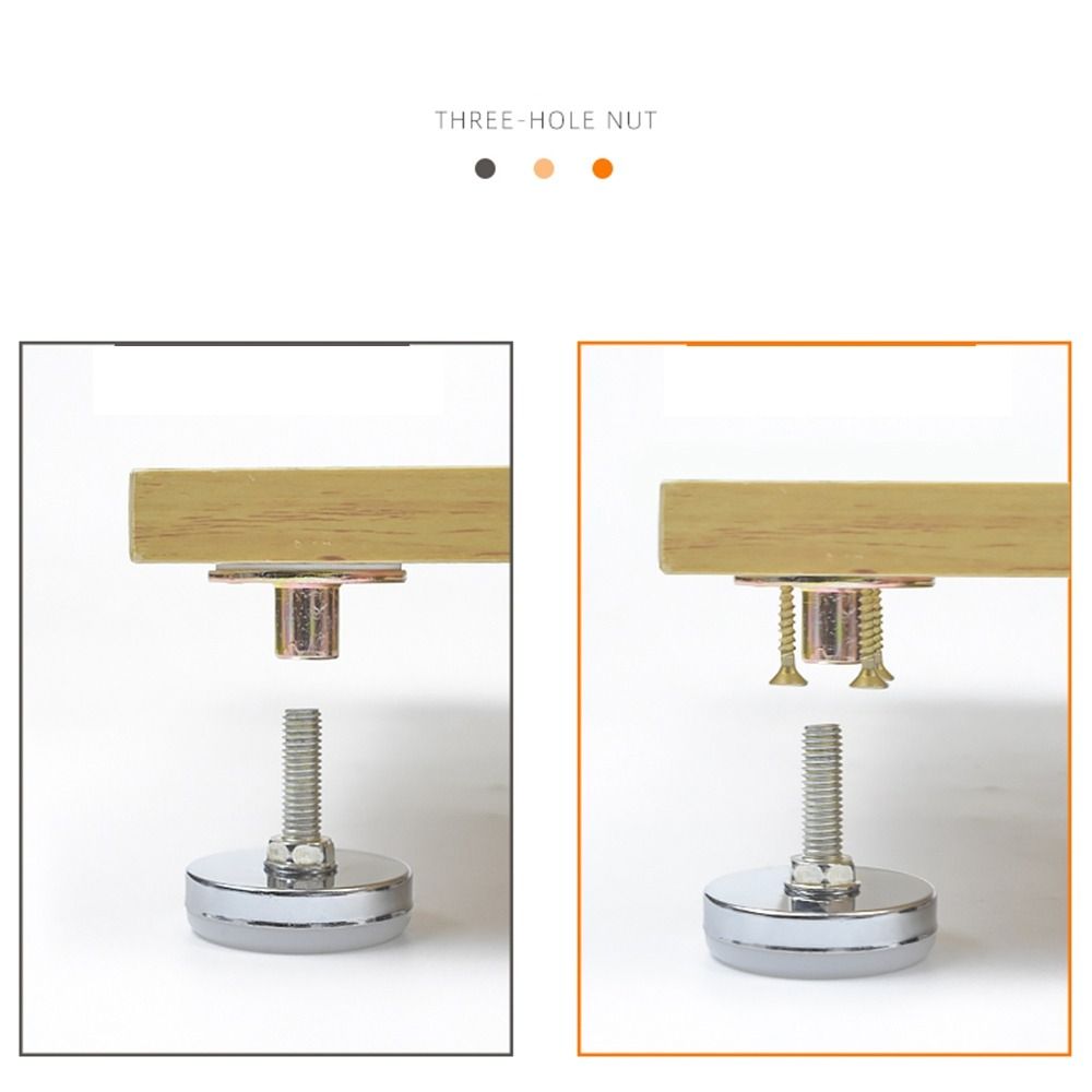 4pcs Screw-in Base Furniture Support Leg Floor Protector Adjustable Feet Leveling Feet Table Chair