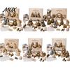 Diy Patchwork Nativity Scene Kit DIY Kit, Fabric Sewing Meaningful Handmade Christmas Gifts Religious Quilted Craft Set for Home Decoration