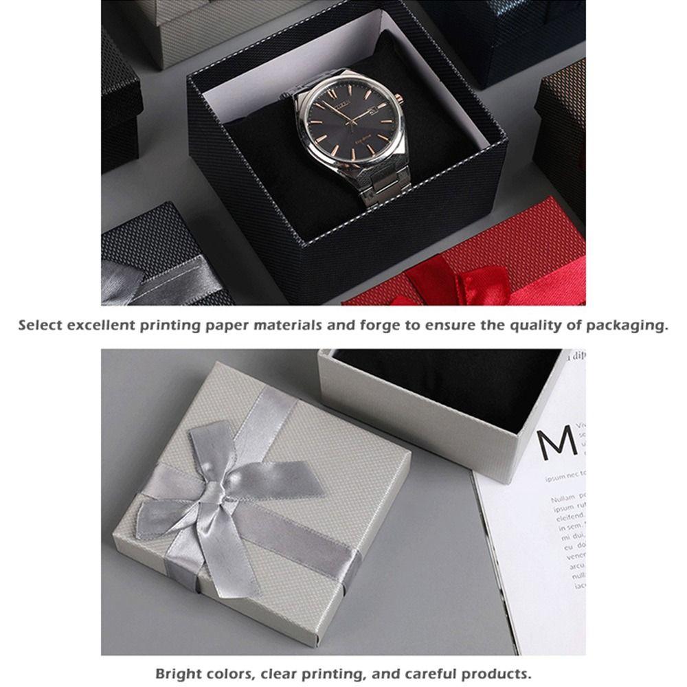 Dustproof Gift Packing Box Bowknot Design Gift Show Case Jewelry Packing Case  Gift