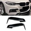 Car Front Bumper Side Splitter Spoiler Kit Fog Lamp Cover For BMW F30 F35 M Pack 320I 325I