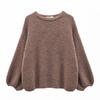Ggpx New York Simple Round Neck Thick Knit Gq8kp029f