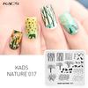 kads Природа 017 штамповочная пластина для дизайна ногтей Животные лес дизайн шаблоны для дизайна ногтей DIY маникюрные штампы